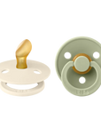 Bibs Suces Anatomical Latex en Duo 0-6 mois Accessoires Bibs Ivory/ Sage