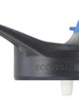Ecovessel couvercle de remplacement gourde et tasse à café Alimentation Ecovessel Couvercle pour gourde Noir embout gris