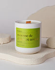 Feu&Co Chandelle de soya Maison Feu&Co Mousse de chêne & ambre