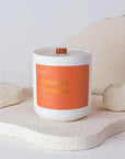 Feu&Co Chandelle de soya Maison Feu&Co Orange & guimauve