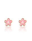 Girl Nation Boucles d'oreilles Accessoires Girl nation Fleur rose & perle