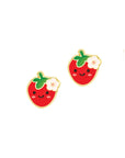 Girl Nation Boucles d'oreilles Accessoires Girl nation Fraise mignonne
