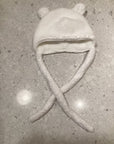 Bébé Ô Chaud Tuque oreille d'ours en sherpa Vêtements Bébé Ô Chaud Blanc 0-3 mois