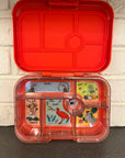 Yumbox Originale 6 compartiments Alimentation Yumbox Safari Orange