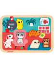 Janod Casse-tête de bois Chunky Jouets Janod Animaux domestiques
