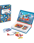 Janod Magnéti'book Jouets Janod Pompier