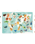 Janod Carte Monde Magnétique Minikids Jouets Janod