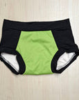 Joka Bébé Culotte de propreté de nuit Couches lavables Joka Bébé Grand Noir et vert