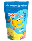 Loot toy Funky Fish Food Sel de bain moussant Soins corporels Loot toy Lagon Bleu