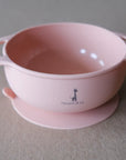 Micasso & Co Bol en silicone à succion Alimentation Micasso & Co Vieux rose
