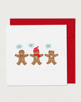 Mimosa Design Carte de souhait Noël Accessoires Mimosa Design Bonhommes de pain d'épices