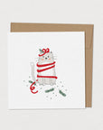 Mimosa Design Carte de souhait Noël Accessoires Mimosa Design Chaton la gaffe
