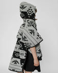 Mini Tipi Poncho pour enfant Thunderbird gris Vêtements Mini Tipi