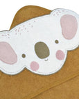 Perlimpinpin Serviette à capuchon pour bébé Bain Perlimpinpin Koala