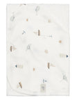Perlimpinpin Serviette à capuchon pour bébé bambou Bain Perlimpinpin Océan