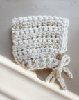 Les petits Tousi Bonnets de laine - Collection NEUTRE 0-6 mois Les petits tousi Blanc - Coton