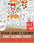 Pico Coloriage géant Éducation Pico Tatouages Temporaires Amis de la forêt