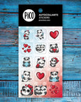 Pico Autocollant - Collection Saint-Valentin Pico Tatouages Temporaires Pandamoureux