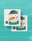Pico Tatouages temporaires en vrac - Collection Noël Pico Tatouages Temporaires Le joli bonhomme de neige