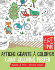 Pico Coloriage géant Éducation Pico Tatouages Temporaires Balade à vélo