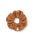 Ananas Co Chouchou en mousseline de coton bio Accessoires de cheveux Ananas Co Caramel