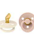 Bibs Suces Anatomical Latex en Duo 0-6 mois Accessoires Bibs Ivory/ Blush