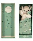 Kaloo Doudou Carré douceur Jouets Kaloo Chien vert