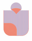 Quut Poncho de plage Quut Ligné Mauve - Lavender