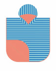 Quut Poncho de plage Quut Ligné Bleu - Ocean