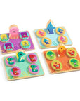Djeco Ludosea Coffret de 4 jeux Sous l'océan Jouets Djeco