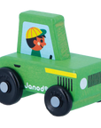 Janod Voiture Collection Cross Road Janod Tracteur vert