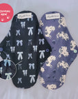 La Petite Ourse Serviettes hygiéniques régulières lavables Accessoires La Petite Ourse Porcelaine