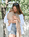 Gustine Écharpe à anneaux Ring Sling Breathe en tissu filet Portage Gustine baby carrier
