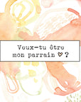 Stéphanie Renière Carte de souhait Marraine/Parrain Accessoires Stéphanie Renière Romane - Parrain