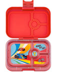 Yumbox Panino 4 compartiments Alimentation Yumbox Wow Red - Thème Voiture de course