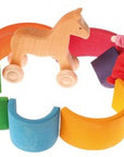 Grimm's Arc-en-ciel multicolore 6 morceaux Jouets Grimm's Spiel & Holz Design