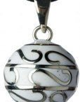 Bola Collier pour future maman Maternité Bola Blanc avec vagues