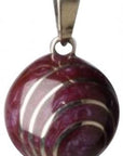 Bola Collier pour future maman Maternité Bola Mauve avec spirales