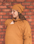 Gustine Cape de portage le bundle cocooning Portage Gustine baby carrier Ocre