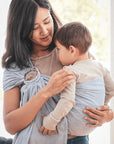Gustine Écharpe à anneaux Ring Sling en lin Portage Gustine baby carrier Cloud