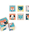 Janod Mes Premiers Cubes Jouets Janod Animaux de la forêt