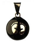 Bola Collier pour future maman Maternité Bola Noir avec pieds