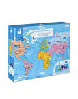 Janod Casse-tête 3D Le monde 350 pièces Jouets Janod