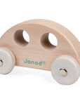 Janod Véhicule de bois Jouets Janod Voiture beige