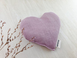 Amma Thérapie Coussin réconfort Coeur pour bébé Accessoires Amma Thérapie Ramie - vieux rose
