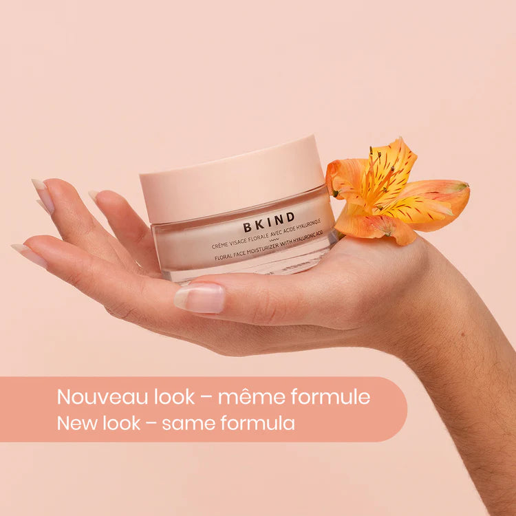 BKIND Crème visage florale apaisante et repulpante avec acide hyaluronique Soins corporels BKIND