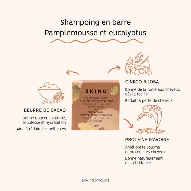 BKIND Shampoing en barre Soins corporels BKIND