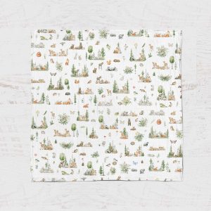 Bébé Ô Chaud Couverture en mousseline de bambou Dodo Bébé Ô Chaud Forêt vivante