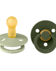 Bibs Suces Original en Duo 18 mois et + Accessoires Bibs Sage / Hunter Green