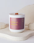 Feu&Co Chandelle de soya Maison Feu&Co Prune et amande